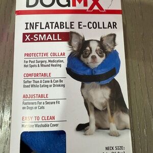 Blue Inflatable E-Collar for Dogs